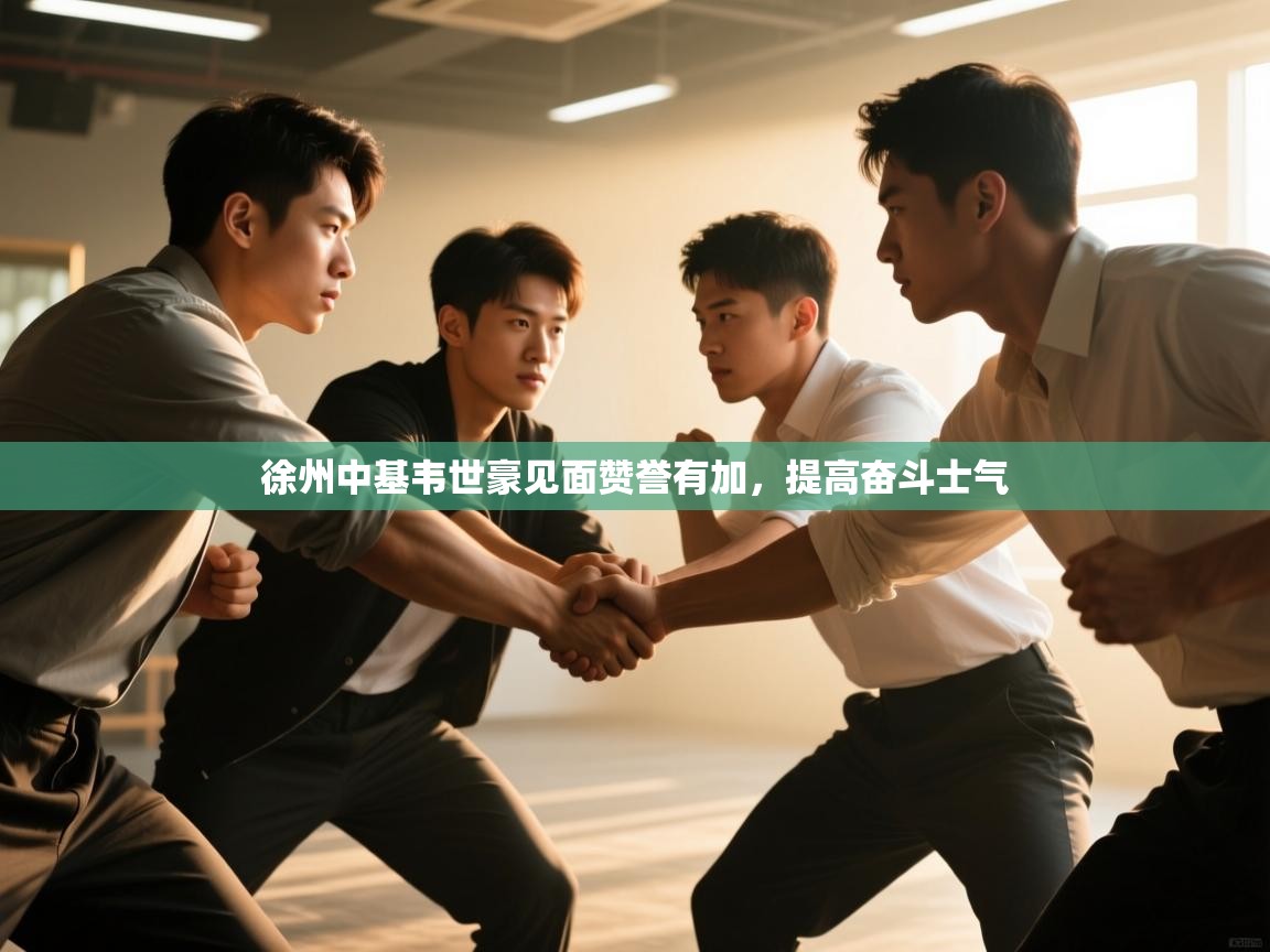 徐州中基韦世豪见面赞誉有加，提高奋斗士气  第2张